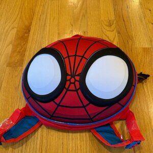 NWOT Disney Spider man hard shell Backpack for Kids Spidey & His Amazing Friends